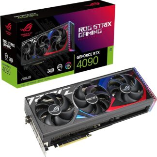ASUS ROG Strix GeForce RTX 4090 Gaming Graphics Card (PCIe 4.0, 24GB GDDR6X, HDMI 2.1a, DisplayPort 1.4a, DLSS3 Support, Supports 4K)